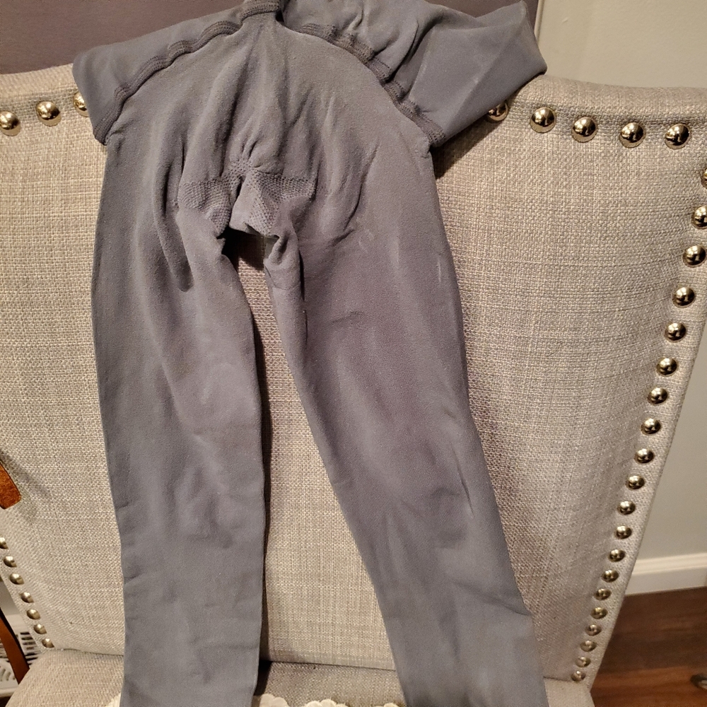 LesBelles gray hosiery/tights, nwt and package, size XL